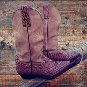 Mens Reveled Cowboy Boots Handcrafted in Mexico